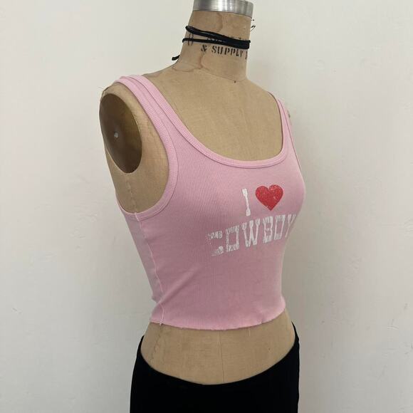 Cropped baby tank “I ❤️ cowboys” - Picture 2 of 3